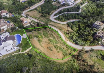 nouvelle villa en construction à vendre, La Mairena, Marbella vues mer, grande parcelle 34