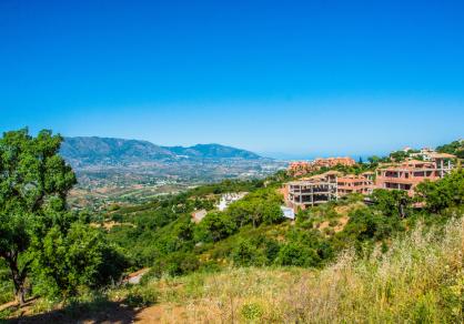 nouvelle villa en construction à vendre, La Mairena, Marbella vues mer, grande parcelle 35